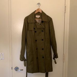 Michael - Michael Kors Olive Green Trench coat